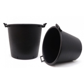 Cubeta Negra con asas Alber 70L